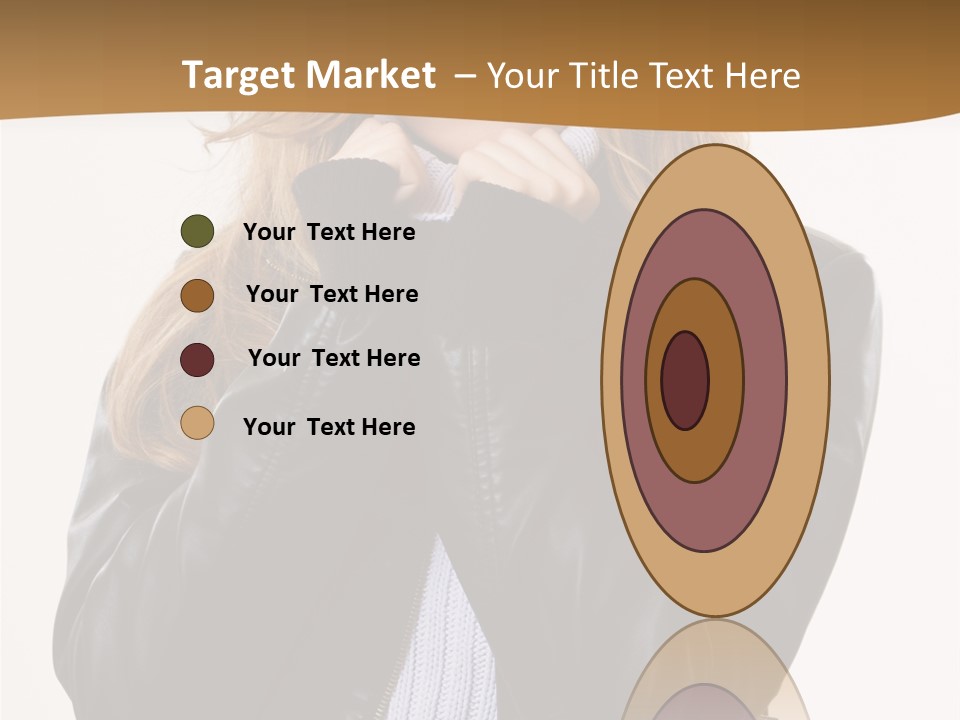 One Thinking Lady PowerPoint Template