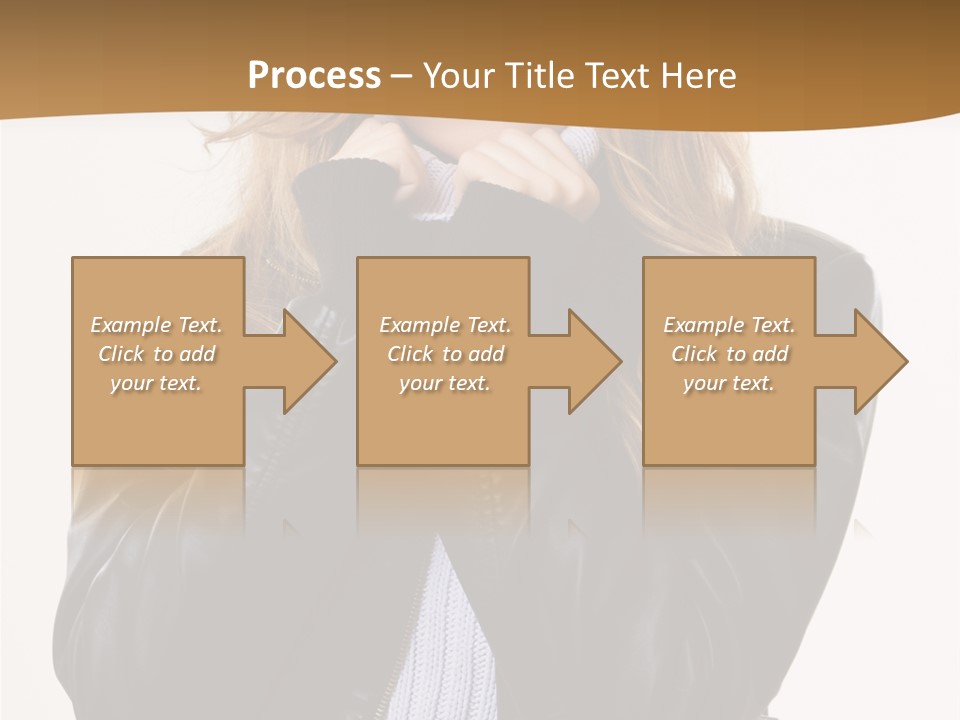 One Thinking Lady PowerPoint Template