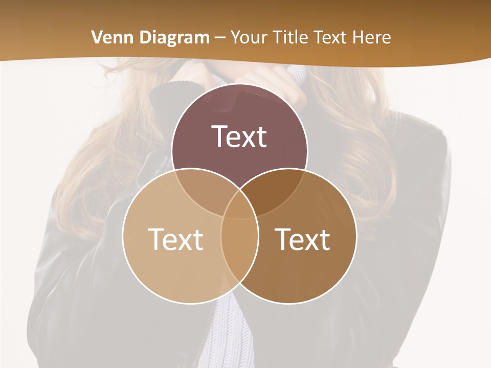 One Thinking Lady PowerPoint Template