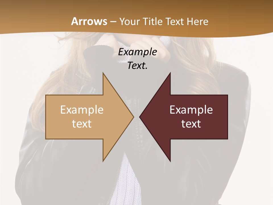 One Thinking Lady PowerPoint Template