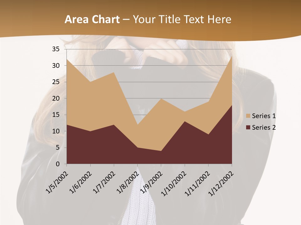 One Thinking Lady PowerPoint Template