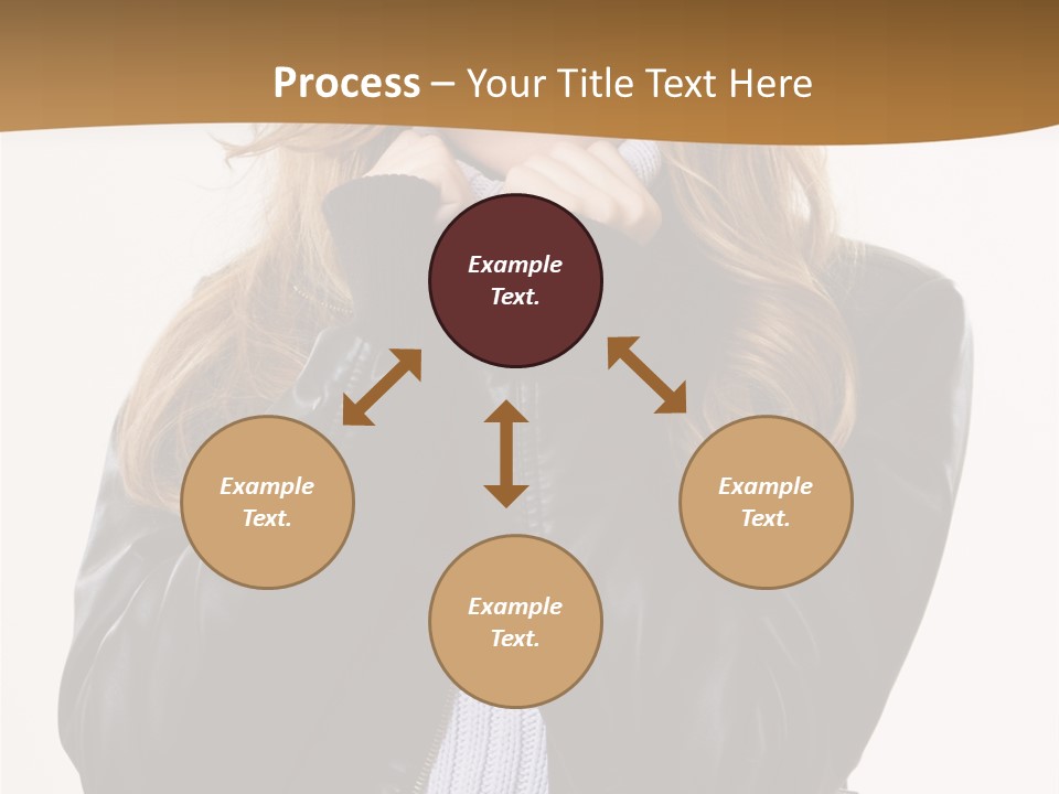 One Thinking Lady PowerPoint Template