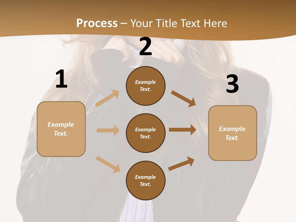 One Thinking Lady PowerPoint Template