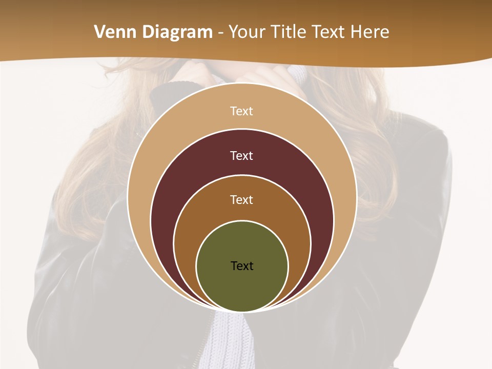 One Thinking Lady PowerPoint Template