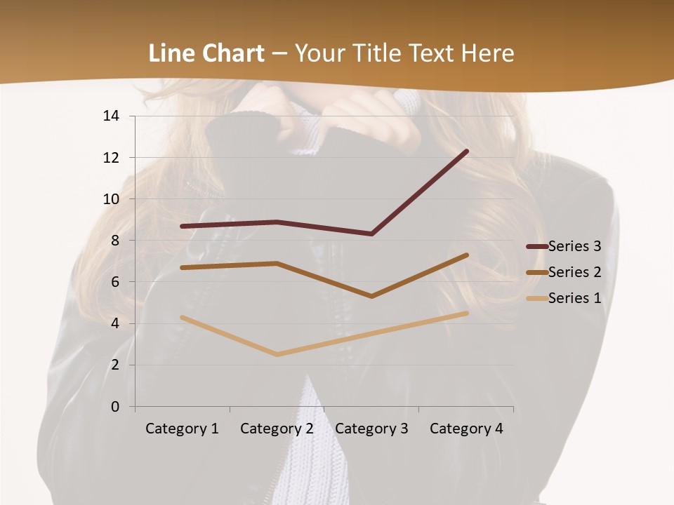 One Thinking Lady PowerPoint Template