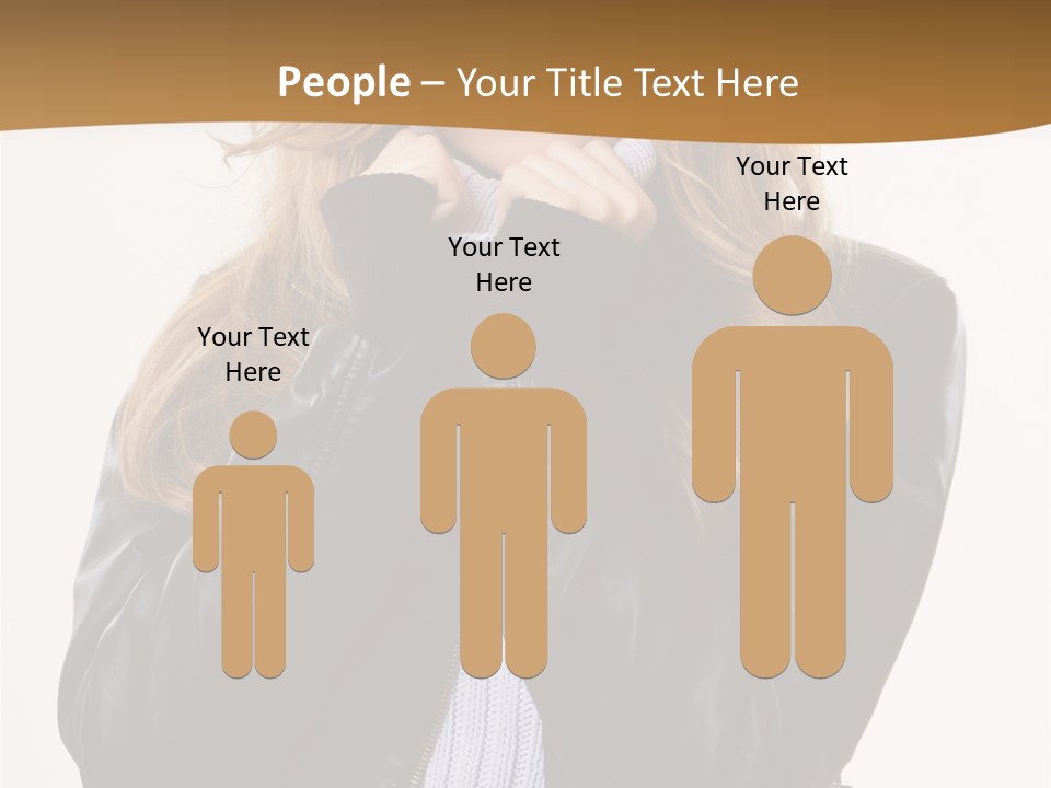 One Thinking Lady PowerPoint Template