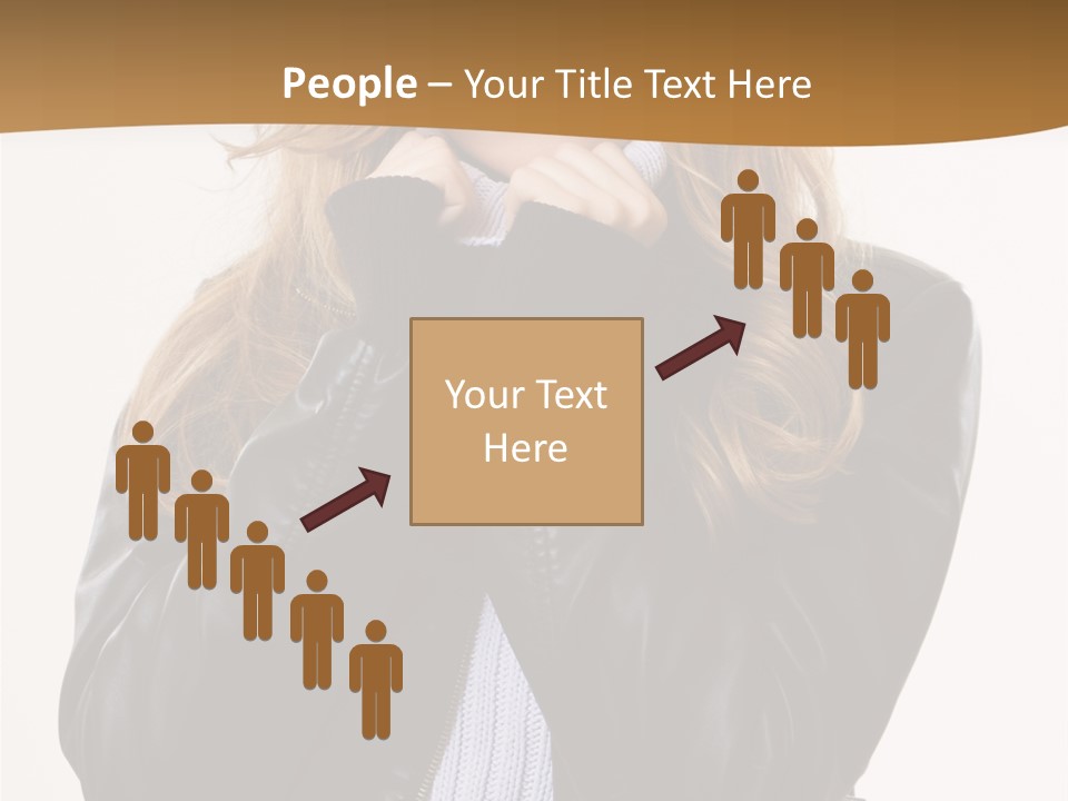 One Thinking Lady PowerPoint Template