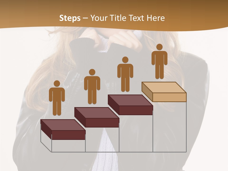 One Thinking Lady PowerPoint Template