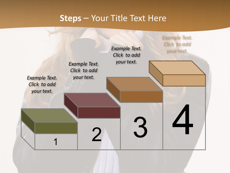One Thinking Lady PowerPoint Template