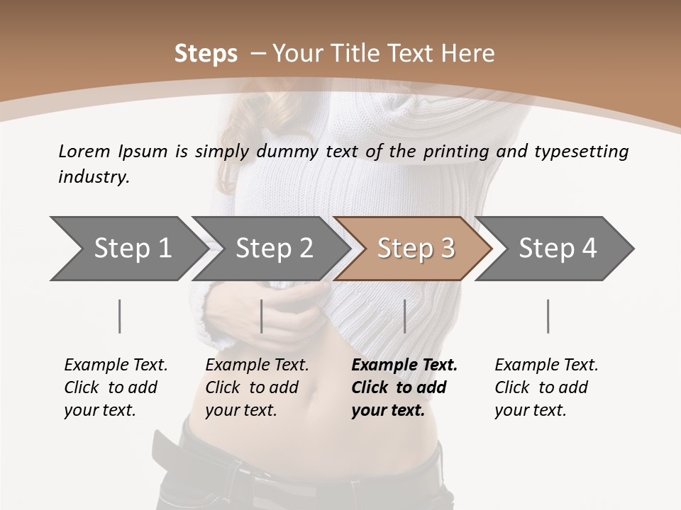 Po Ing Belt Beauty PowerPoint Template