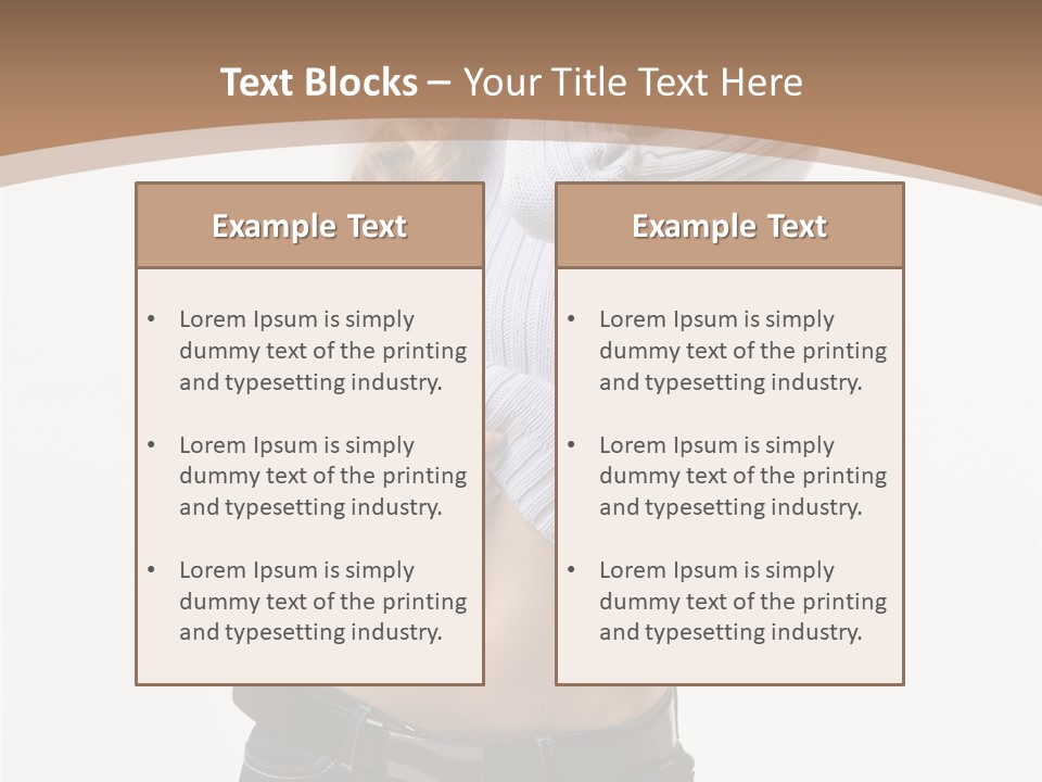 Po Ing Belt Beauty PowerPoint Template