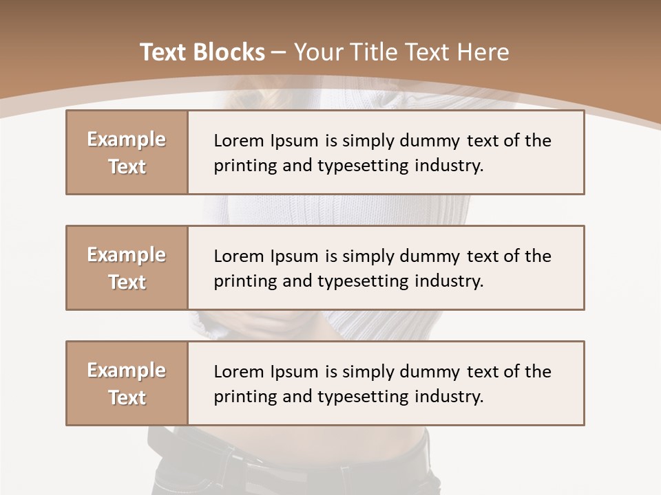 Po Ing Belt Beauty PowerPoint Template