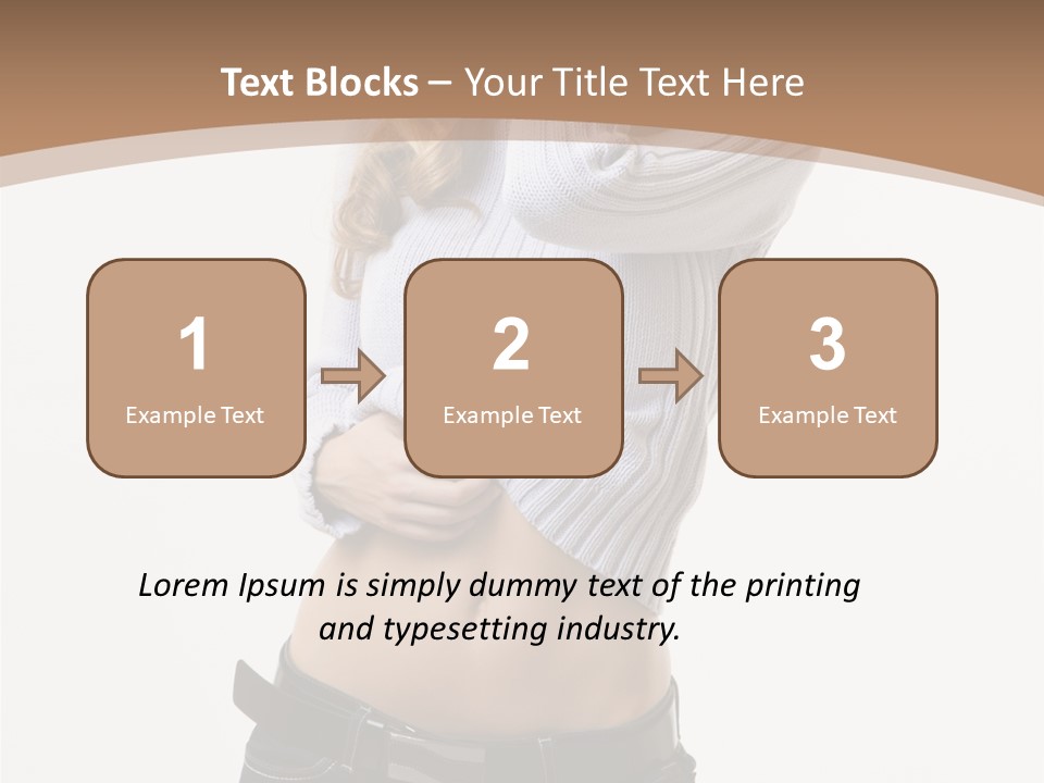 Po Ing Belt Beauty PowerPoint Template