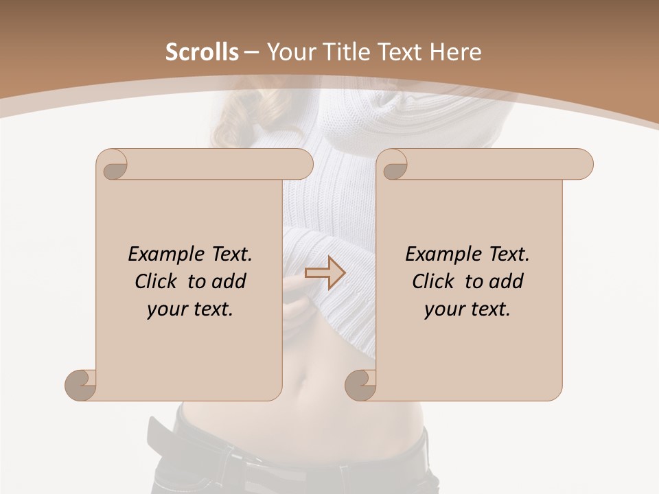 Po Ing Belt Beauty PowerPoint Template