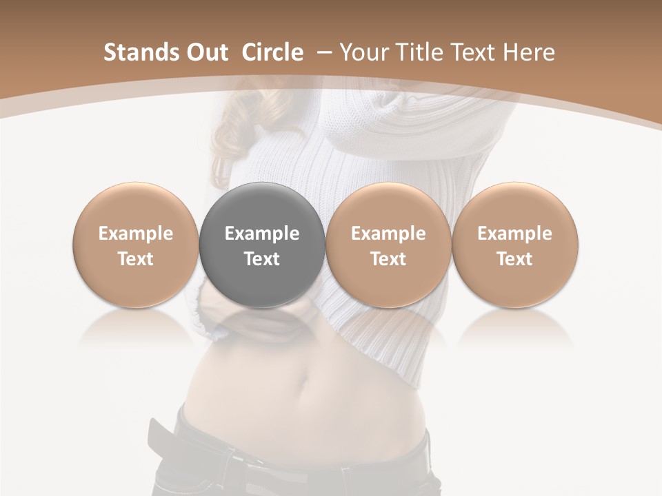 Po Ing Belt Beauty PowerPoint Template