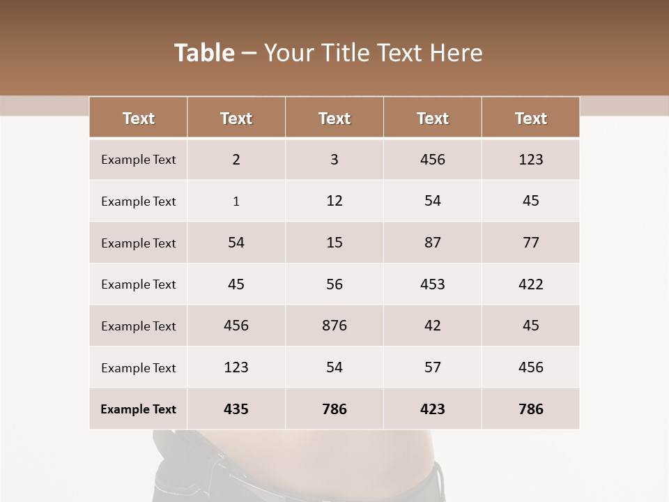 Lady Girl Blue PowerPoint Template