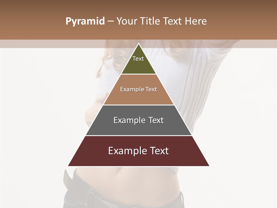 Lady Girl Blue PowerPoint Template