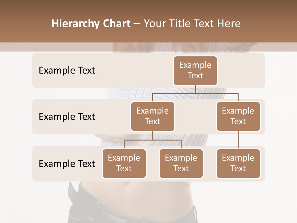 Lady Girl Blue PowerPoint Template