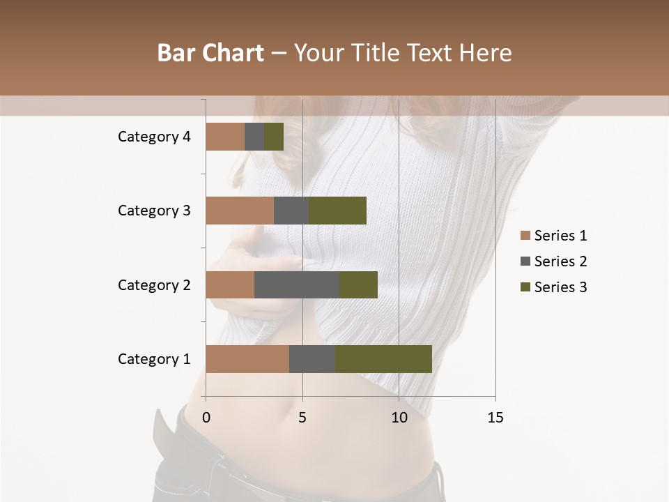 Lady Girl Blue PowerPoint Template