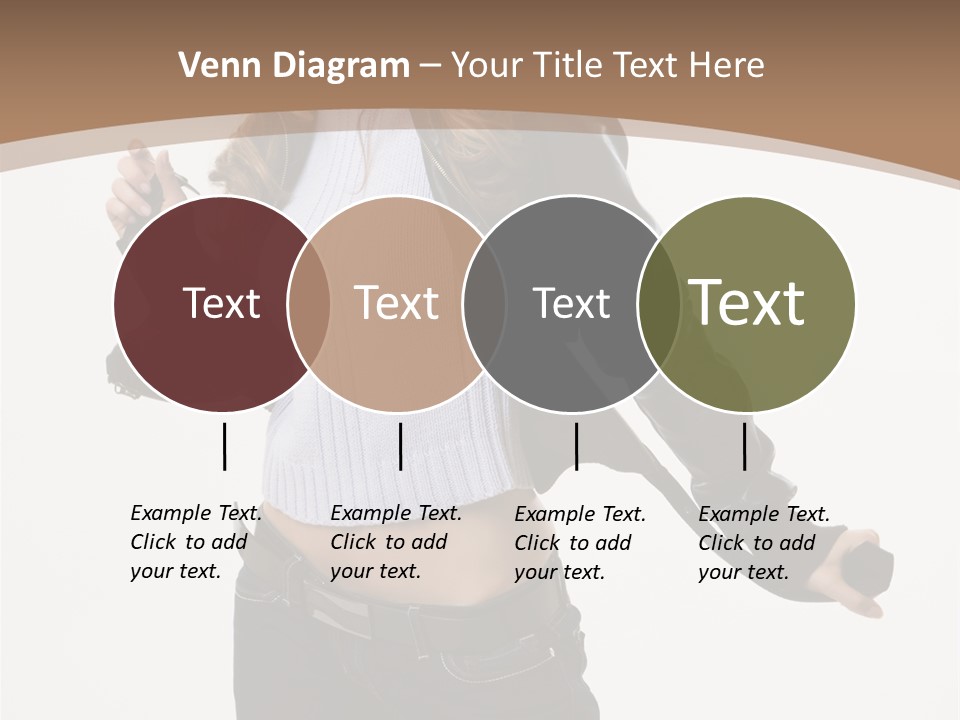 Wearing Head Caucasian PowerPoint Template