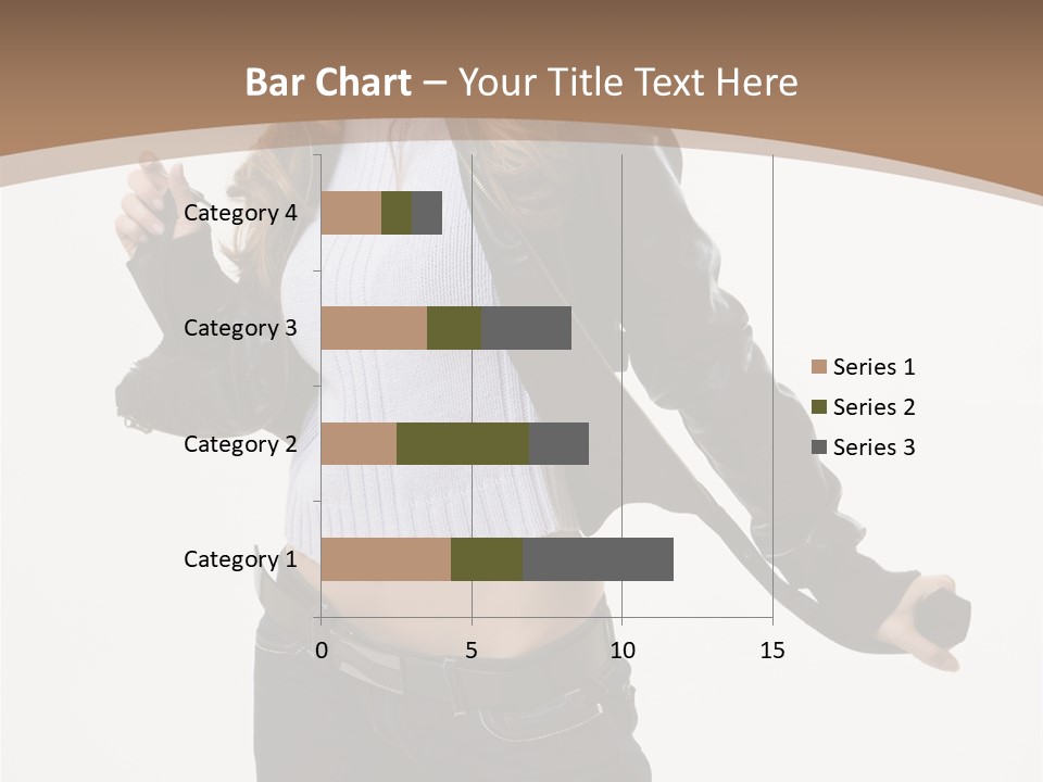Wearing Head Caucasian PowerPoint Template
