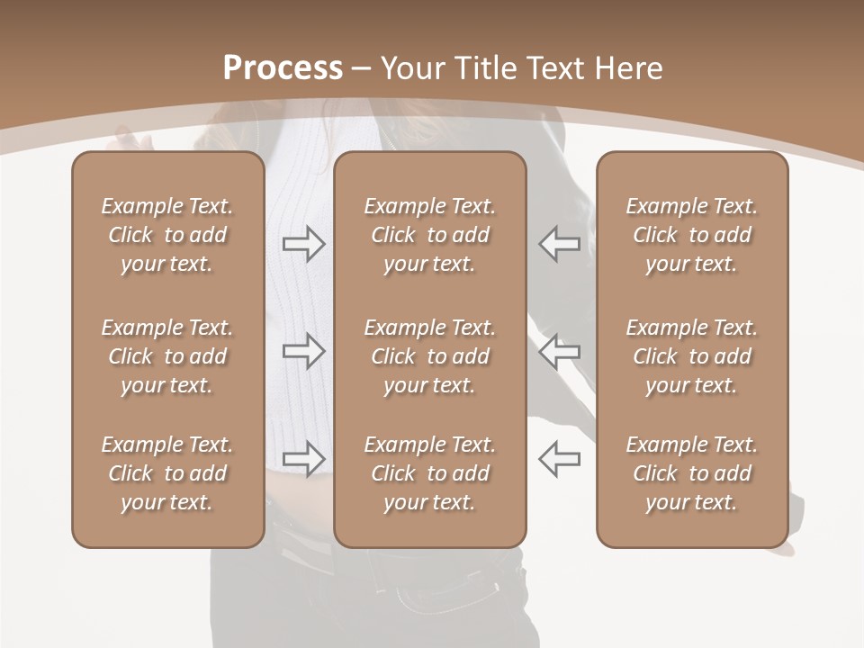 Wearing Head Caucasian PowerPoint Template