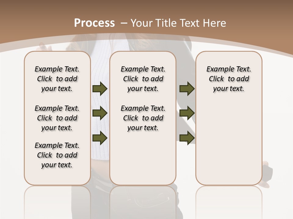 Wearing Head Caucasian PowerPoint Template