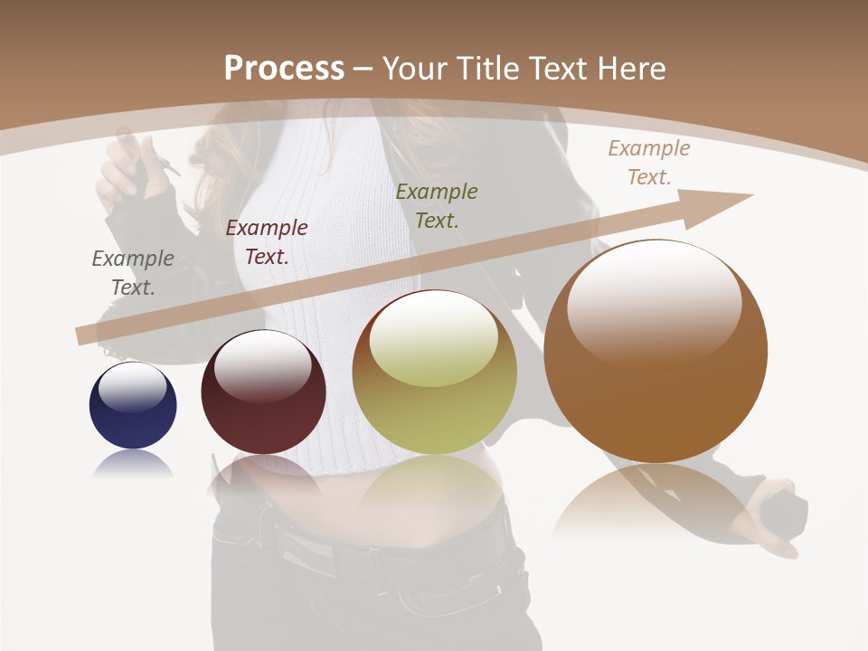 Wearing Head Caucasian PowerPoint Template