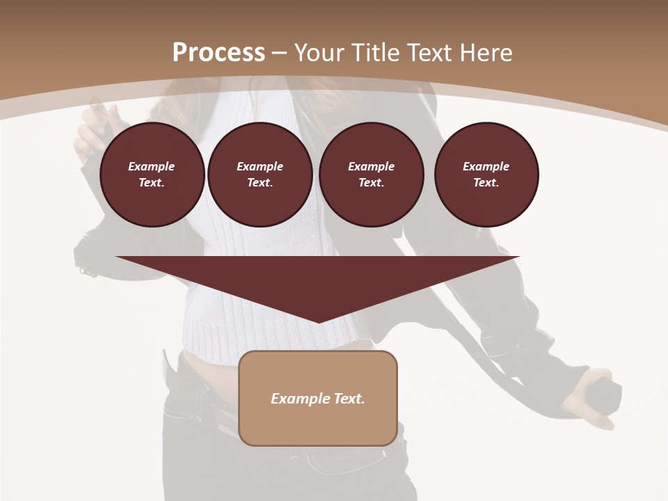 Wearing Head Caucasian PowerPoint Template