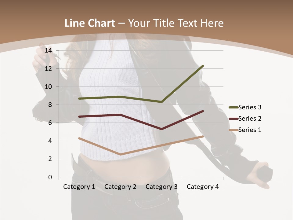 Wearing Head Caucasian PowerPoint Template