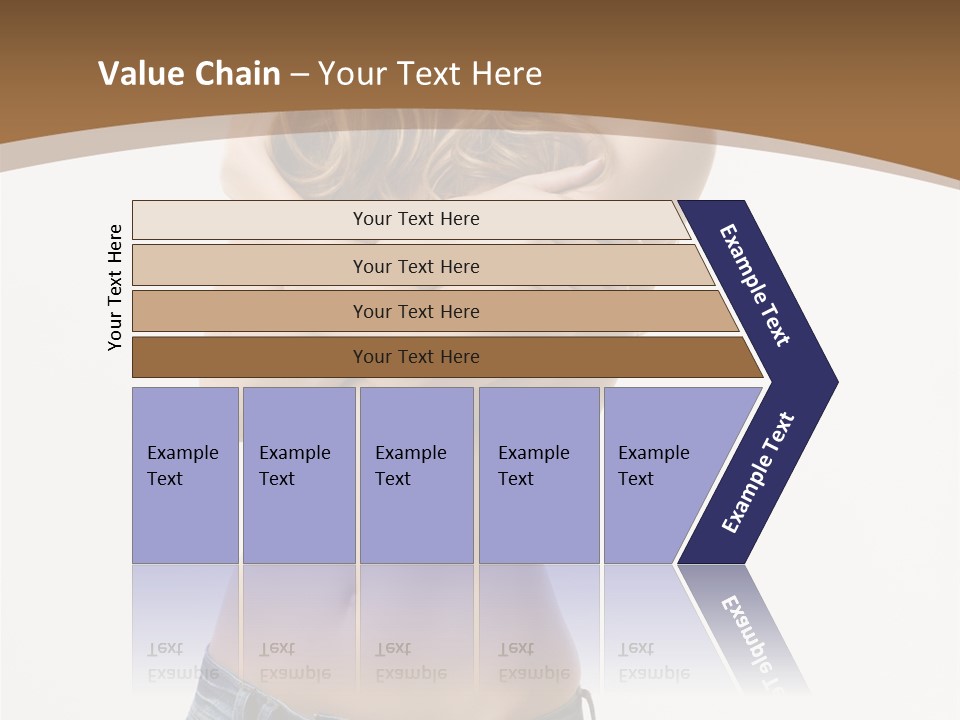 Caucasian Hair Blonde PowerPoint Template