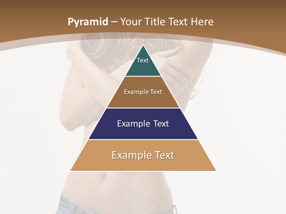 Caucasian Hair Blonde PowerPoint Template