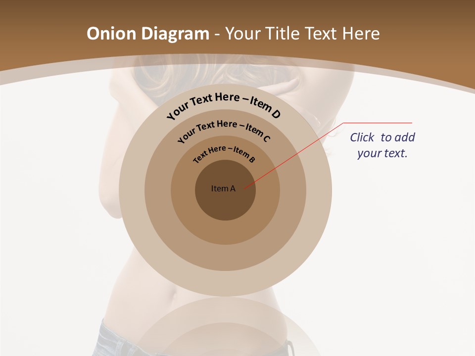 Caucasian Hair Blonde PowerPoint Template