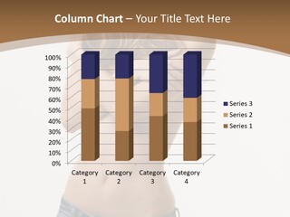 Caucasian Hair Blonde PowerPoint Template