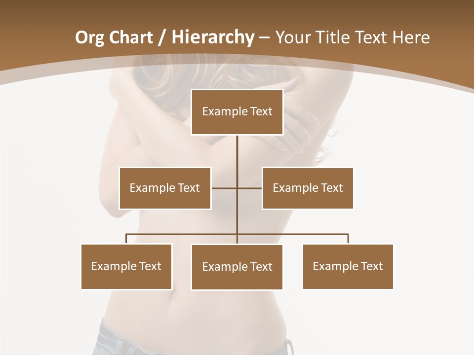 Caucasian Hair Blonde PowerPoint Template