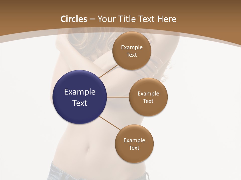 Caucasian Hair Blonde PowerPoint Template