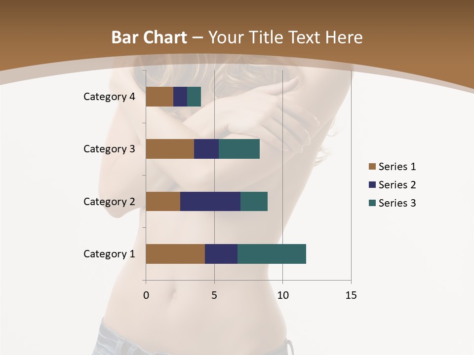 Caucasian Hair Blonde PowerPoint Template