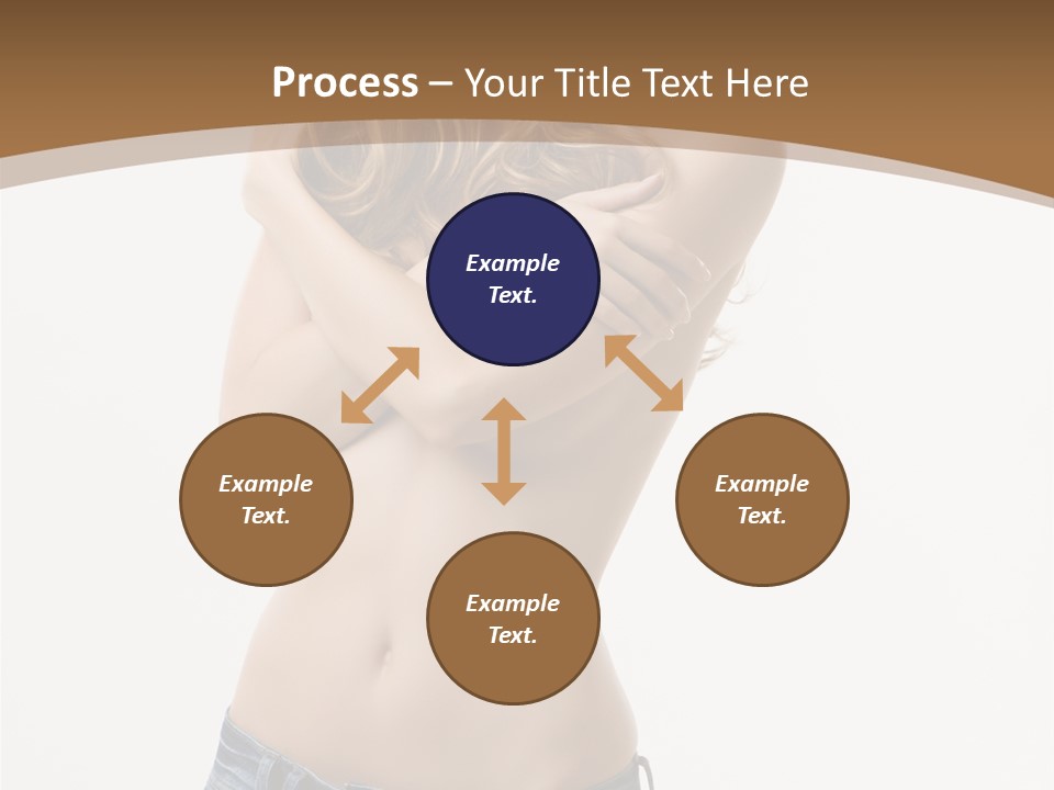 Caucasian Hair Blonde PowerPoint Template