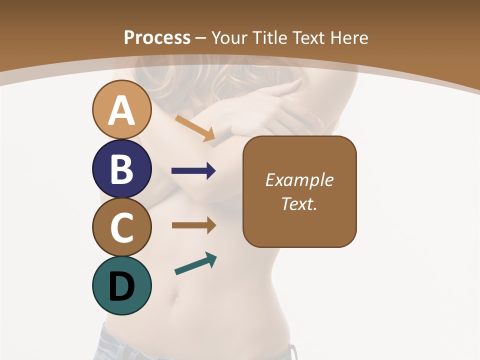 Caucasian Hair Blonde PowerPoint Template