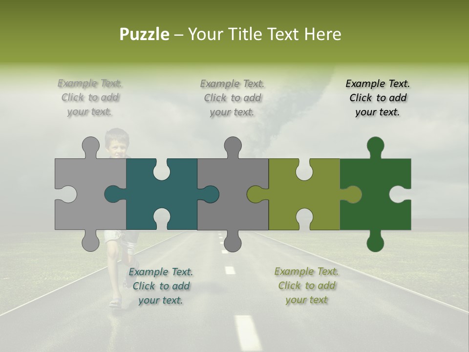 Concept Cyclone Fear PowerPoint Template