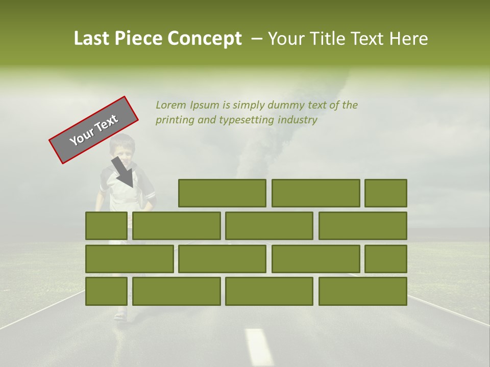Concept Cyclone Fear PowerPoint Template