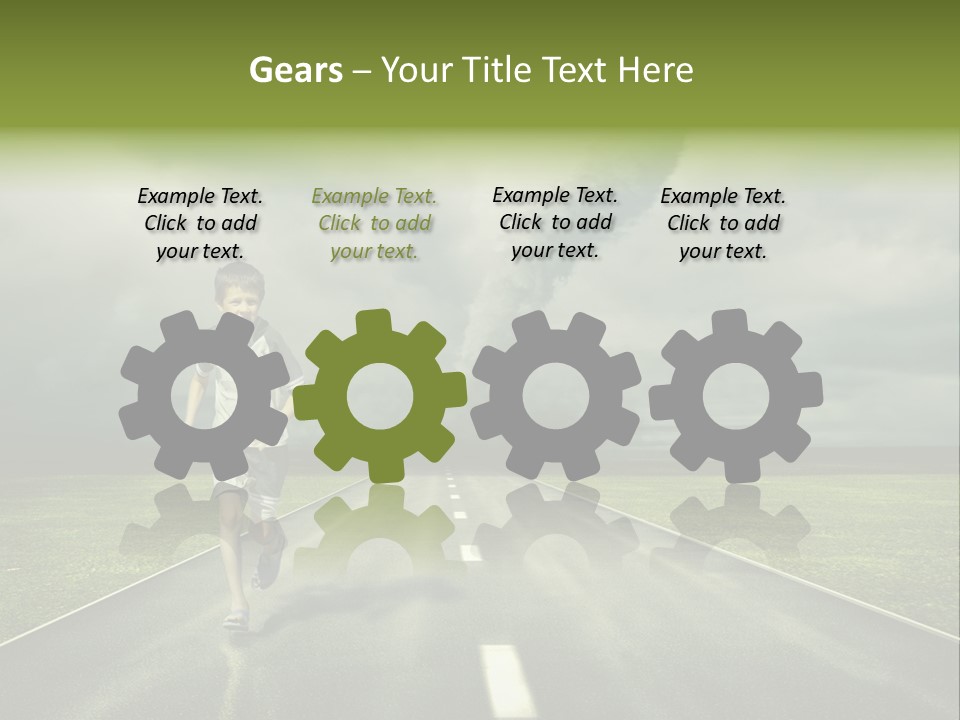 Concept Cyclone Fear PowerPoint Template