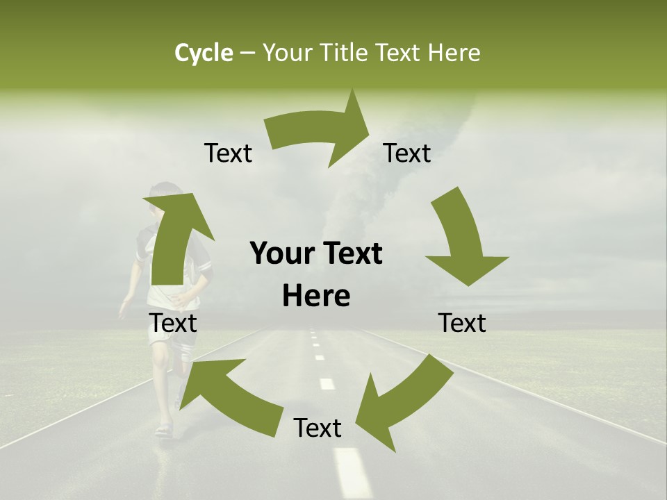 Concept Cyclone Fear PowerPoint Template