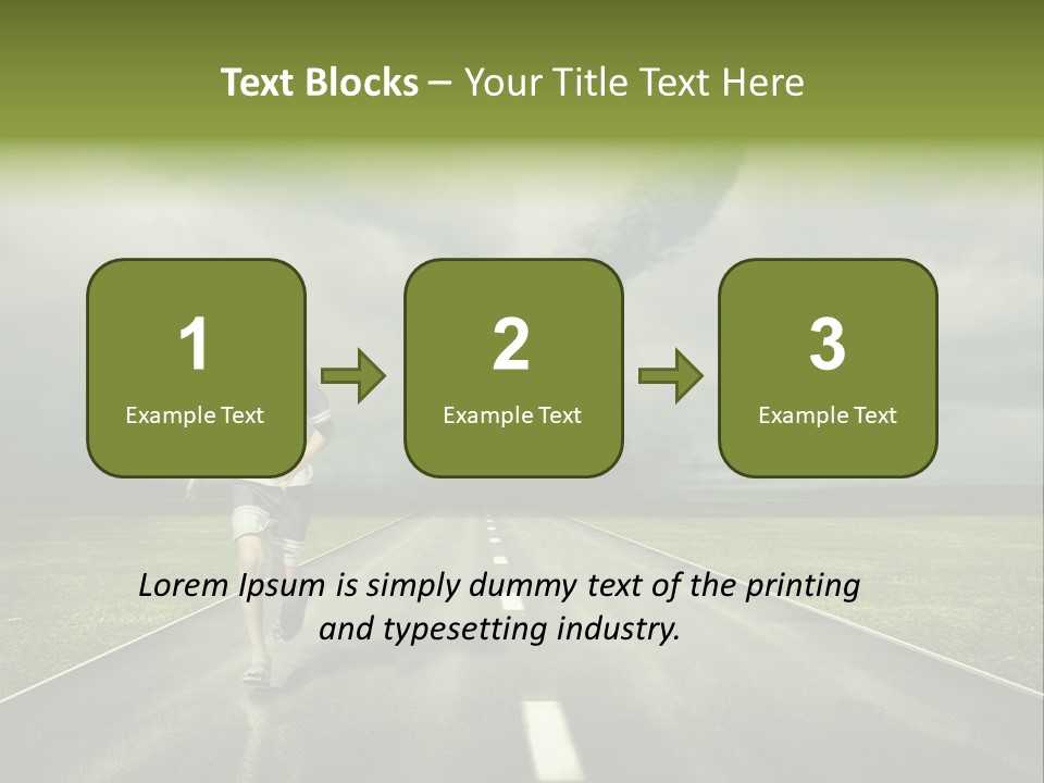 Concept Cyclone Fear PowerPoint Template