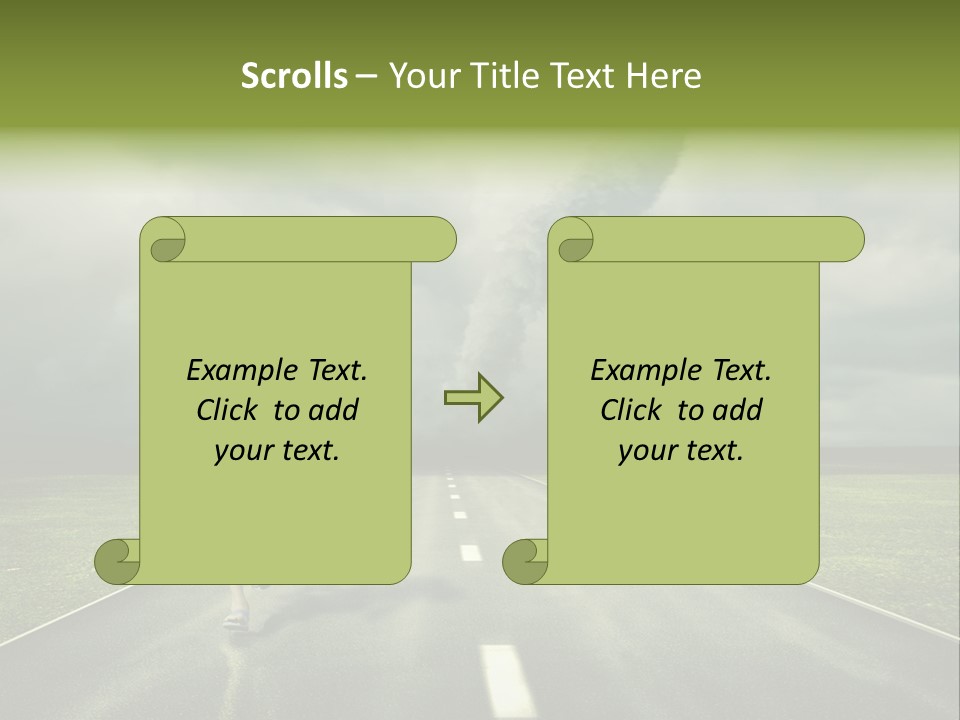 Concept Cyclone Fear PowerPoint Template