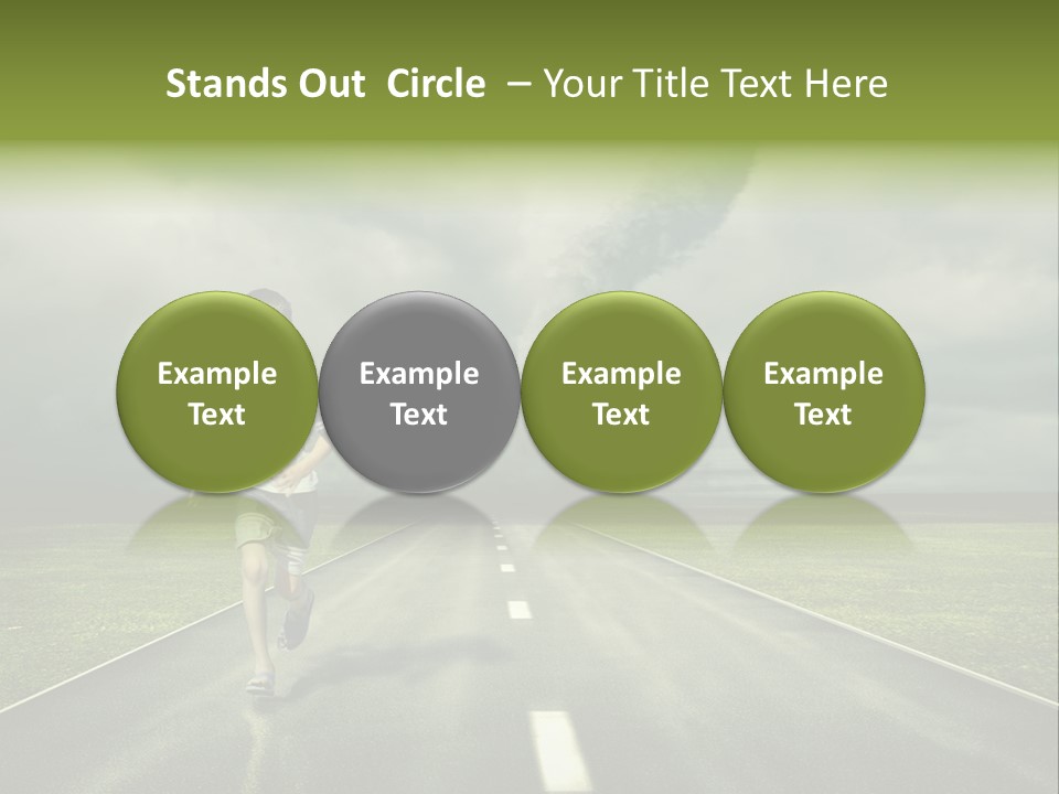 Concept Cyclone Fear PowerPoint Template