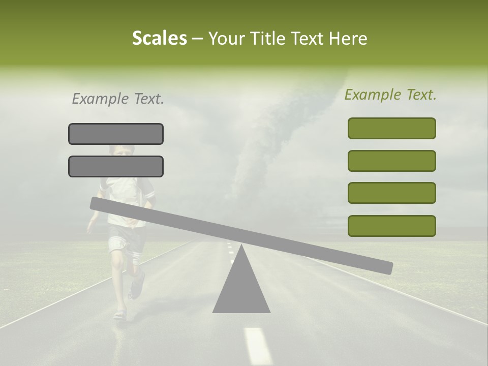 Concept Cyclone Fear PowerPoint Template