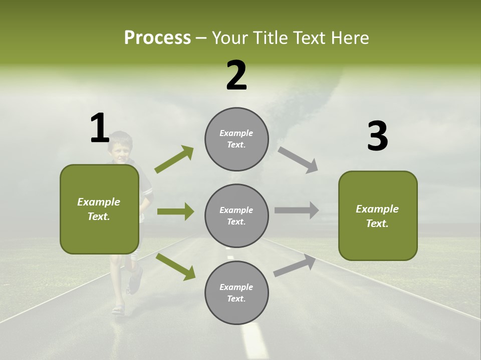 Concept Cyclone Fear PowerPoint Template