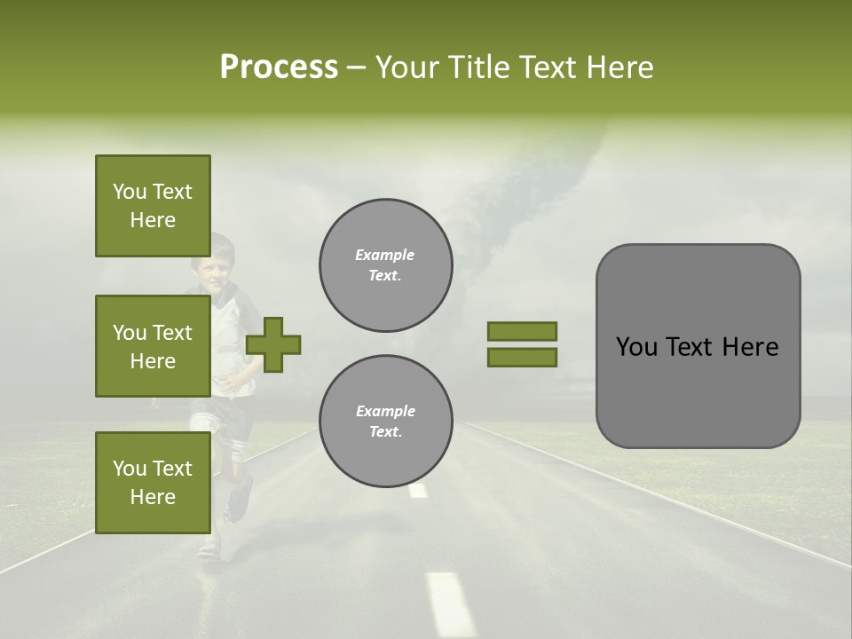 Concept Cyclone Fear PowerPoint Template