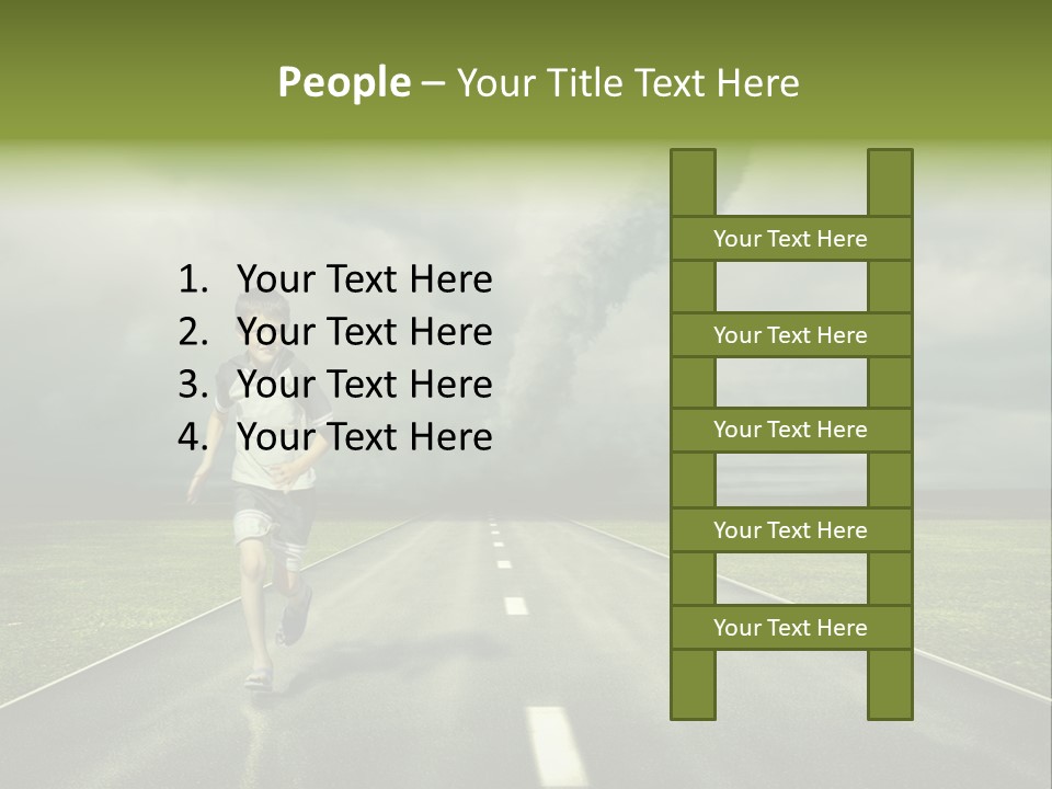 Concept Cyclone Fear PowerPoint Template
